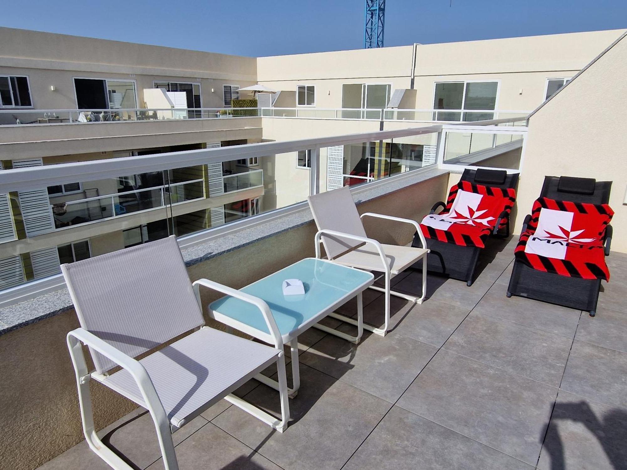 Sea View New Penthouse Terrace & Garage Parking Apartment St. Paul's Bay Luaran gambar